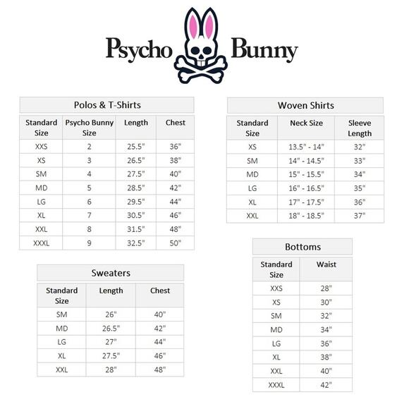 Psycho Bunny Blue Pima Cotton T-Shirt Men’s XXXL (Size 9) - Picture 9 of 9